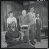 Claudia McNeil, Diana Sands, John Fiedler, Ossie Davis and Charles Richardson in the stage production A Raisin in the Sun