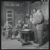 Ruby Dee, Claudia McNeil, Charles Richardson, Ossie Davis and John Fiedler in the stage production A Raisin in the Sun