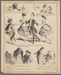 La mode des jupes courtes comme la voudrait le Charivari pour les bals de cet hiver
