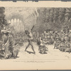 Éden-Théâtre. Siéba, ballet de M. Manzatti [sic], musique de MM. Marenco et Venanzi. Une scène de l'enfer. Mlle Zucchi