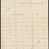 Autograph letter signed to the Rev. Thomas Jones, 14 February 1807