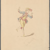 Male dancer in rustic costume