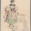 Masked female dancer