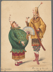 Tien-tien & Ka-o-lin dans 'Fleur de Thé' acte 1e