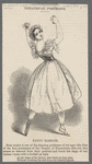 Fanny Elssler depicted in costume, with castanets