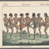 Images of ethnic dancing from illustrated books and series