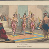 Images of ethnic dancing from illustrated books and series