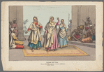 Images of ethnic dancing from illustrated books and series