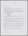 Memorandum from Steve to Gerald Arpino regarding production costs for Billboards