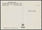 Set of Joffrey Ballet promotional postcards, with sleeve