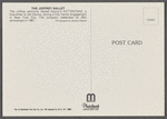 Set of Joffrey Ballet promotional postcards, with sleeve