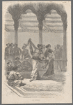 Folk and ethnic dancing in wood engravings
