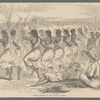 Folk and ethnic dancing in wood engravings