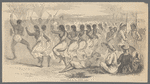 Folk and ethnic dancing in wood engravings