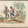 Dances of French Polynesia in prints