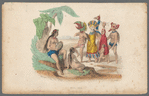 Dances of French Polynesia in prints