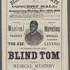 Blind Tom Concerts at Concert Hall