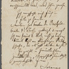 Letter from Johannes Brahms to unidentified correspondent