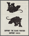 Support the Black Panther Support SNCC poster