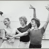 Peter Martins rehearsing Magic Flute with Darci Kistler and Ib Andersen