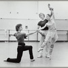 Peter Martins rehearsing Magic Flute with Darci Kistler and Ib Andersen