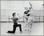 Peter Martins rehearsing Magic Flute with Darci Kistler and Ib Andersen