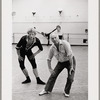 George Balanchine in rehearsal with Peter Martins