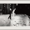 Jerome Robbins and Peter Martins at a curtain call