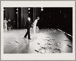 Jerome Robbins and Peter Martins at a curtain call