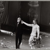 Jerome Robbins and Peter Martins at a curtain call for The Nutcracker