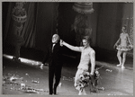 Jerome Robbins and Peter Martins at a curtain call for The Nutcracker