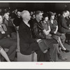 Witnesses and spectators during trial of automobile accident case in Superior Court. Granville County Courthouse, Oxford, North Carolina