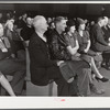 Witnesses and spectators during trial of automobile accident case in Superior Court. Granville County Courthouse, Oxford, North Carolina