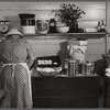One of the Wilkins family making biscuits for dinner on cornshucking day at Mrs. Fred Wilkins' home near Tallyho, Granville County. North Carolina