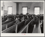 Interior of courtroom during trial of automobile accident case during court week in Granville County Courthouse, Oxford, North Carolina. This was the second day of Superior Court. See subregional notes (Odum). November 22, 1939