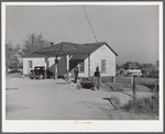 Gas station and general store at crossroads at Wakefield. Wake County, North Carolina