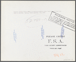 Farmers getting their checks in warehouse office after their tobacco has been sold at auction. Durham, North Carolina