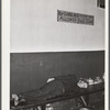 Farmers must often wait overnight or for several days before their tobacco is sold at auction. They sometimes hang around in cafes or pool rooms, sleeping most anywheres. Durham, North Carolina