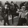 Farmers must often wait overnight or for several days before their tobacco is sold at auction. They sometimes hang around in cafes or pool rooms, sleeping most anywheres. Durham, North Carolina