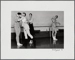 Glenn Edgerton, Laura Dean, Julie Janus, and Tom Mossbrucker rehearsing Dean's ballet Fire