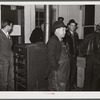 Farmers must often wait overnight or for several days before their tobacco is sold at auction. They sometimes hang around in cafes or pool rooms, sleeping most anywheres. Durham, North Carolina