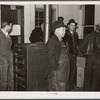 Farmers must often wait overnight or for several days before their tobacco is sold at auction. They sometimes hang around in cafes or pool rooms, sleeping most anywheres. Durham, North Carolina