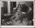 Farmers must often wait overnight or for several days before their tobacco is sold at auction. They sometimes hang around in cafes or pool rooms, sleeping most anywheres. Durham, North Carolina