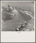 Drifts along highway near Frederick, Maryland