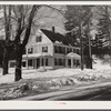 Farmhouse on main highway, near Putney, Vermont