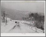 Highway after blizzard, Brattleboro, Vermont