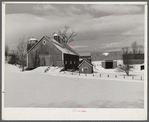 Barns on R.W. Cassidy's farm, Putney, Vermont. He owns about two hundred acres, has lived here about seventeen years