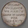 Martin Luther King "Without Violence We March Hand in Hand for Liberty" coin
