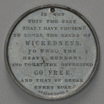 "Liberty Proclaimed to the Captives" medallion