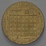 Calendar medal